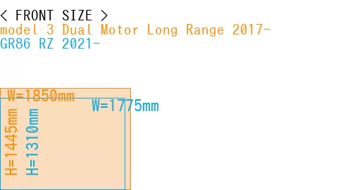 #model 3 Dual Motor Long Range 2017- + GR86 RZ 2021-